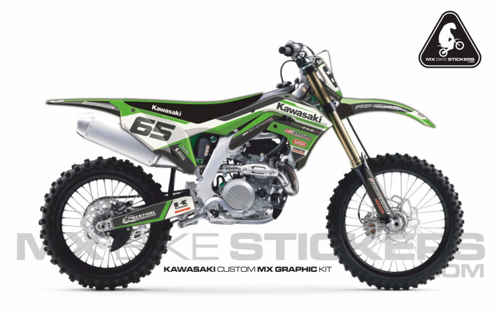 Obrázek produktu MX motopolepy na zakázku Kawasaki motokros / enduro 17