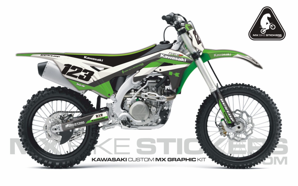 Obrázek produktu MX motopolepy na zakázku Kawasaki motokros / enduro 18