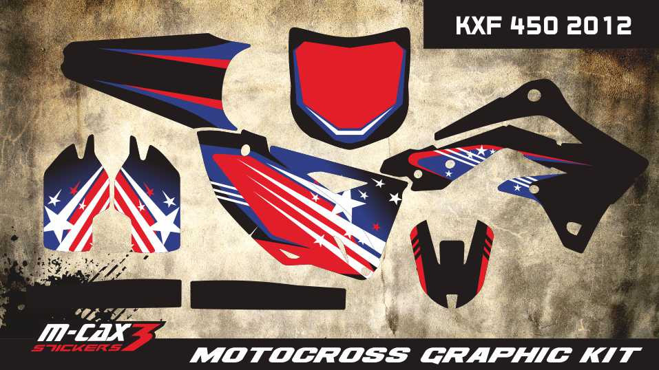 Obrázek produktu MX motopolepy na zakázku Kawasaki motokros / enduro 20