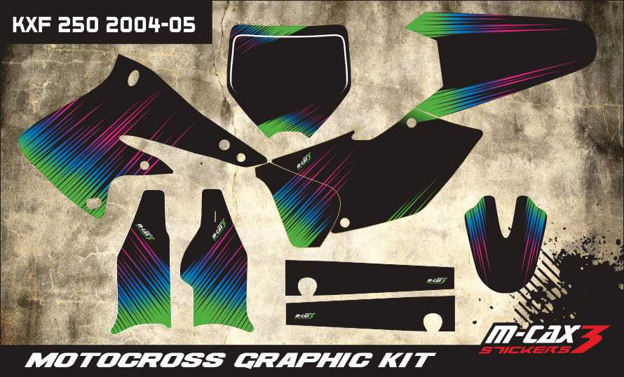 Obrázek produktu MX motopolepy na zakázku Kawasaki motokros / enduro 21