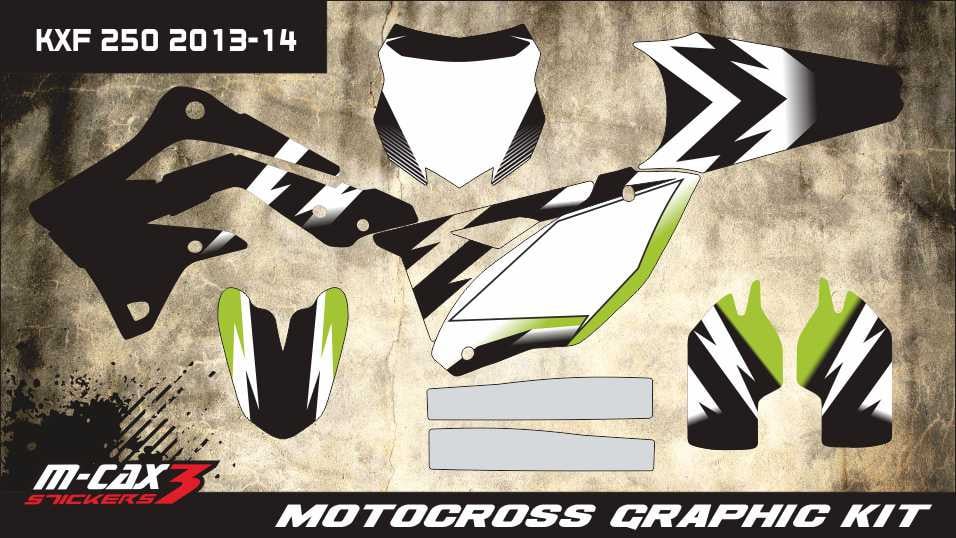 Obrázek produktu MX motopolepy na zakázku Kawasaki motokros / enduro 22