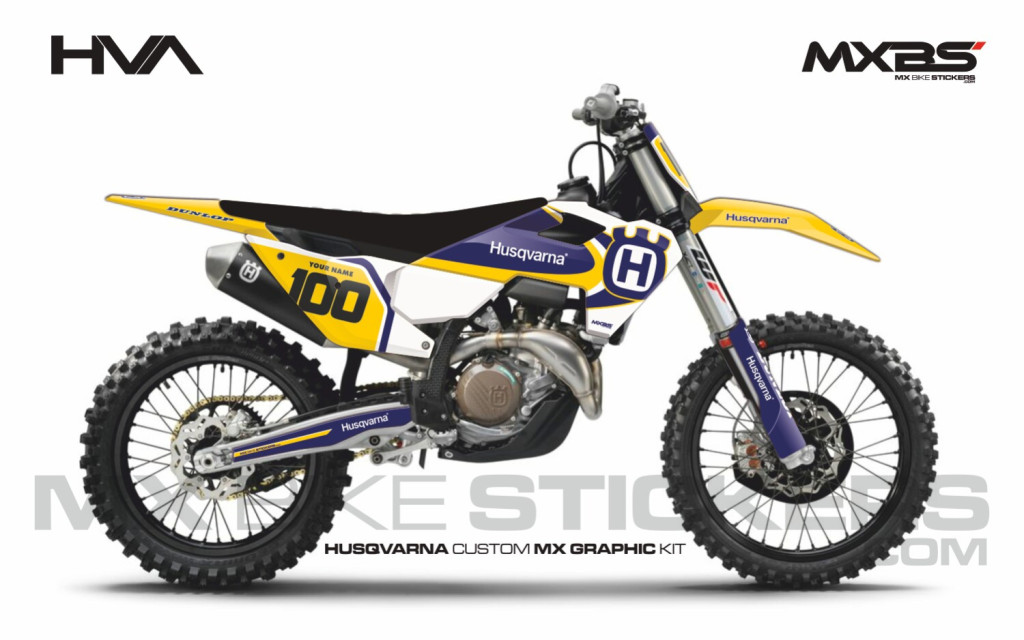 Obrázek produktu MX motopolepy na zakázku Husqvarna motokros / enduro 1