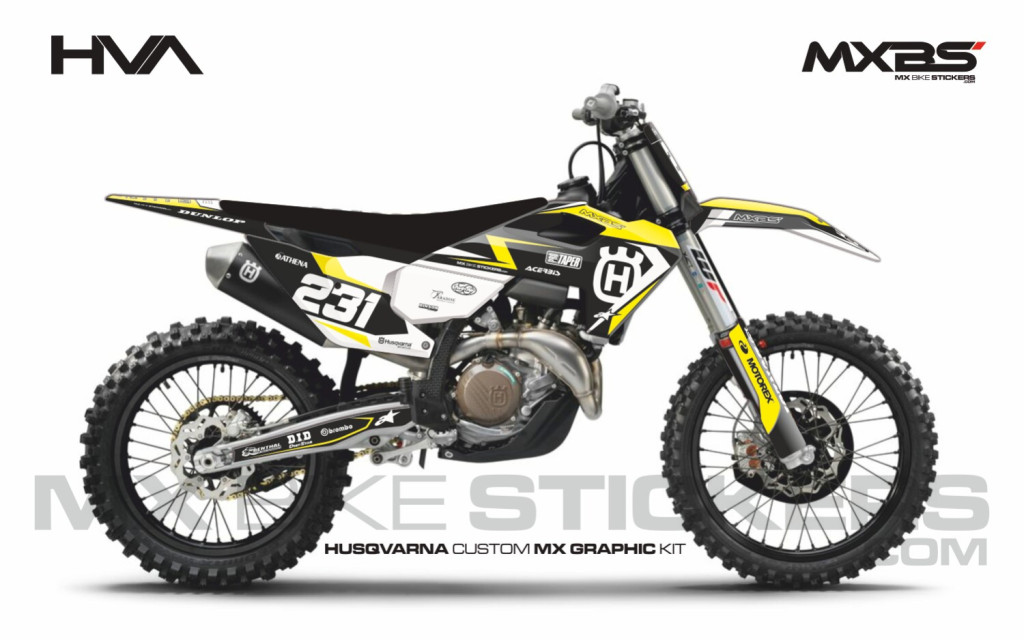 Obrázek produktu MX motopolepy na zakázku Husqvarna motokros / enduro 3