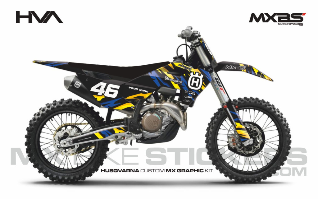Obrázek produktu MX motopolepy na zakázku Husqvarna motokros / enduro 5