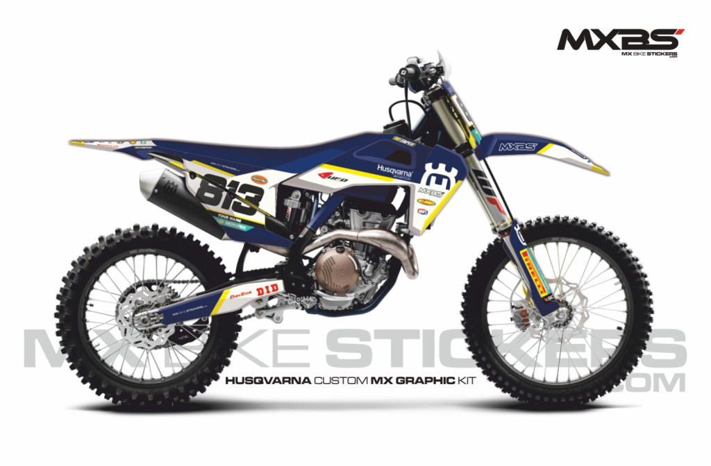 Obrázek produktu MX motopolepy na zakázku Husqvarna motokros / enduro 12