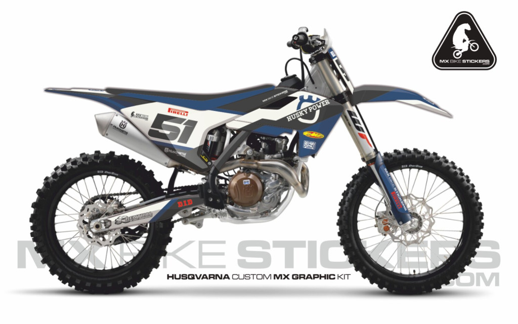 Obrázek produktu MX motopolepy na zakázku Husqvarna motokros / enduro 21