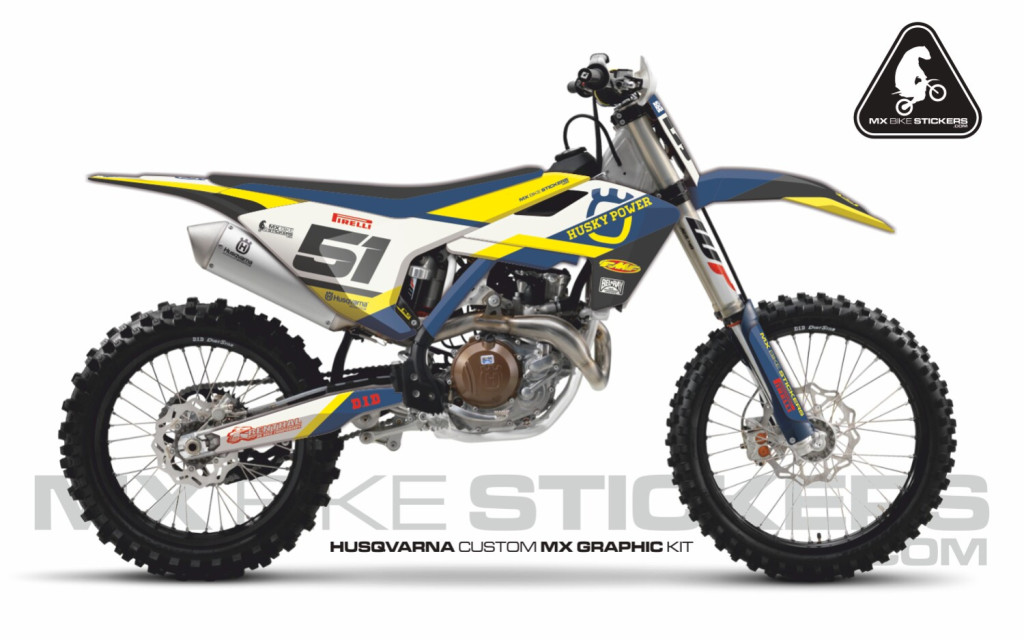 Obrázek produktu MX motopolepy na zakázku Husqvarna motokros / enduro 27