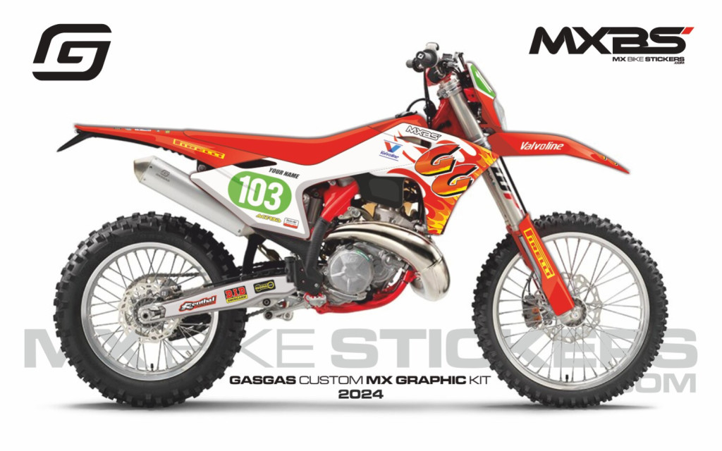 Obrázek produktu MX motopolepy na zakázku GAS-GAS motokros / enduro 3