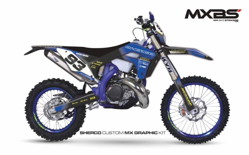 Obrázek produktu MX motopolepy na zakázku Sherco motokros / enduro 3