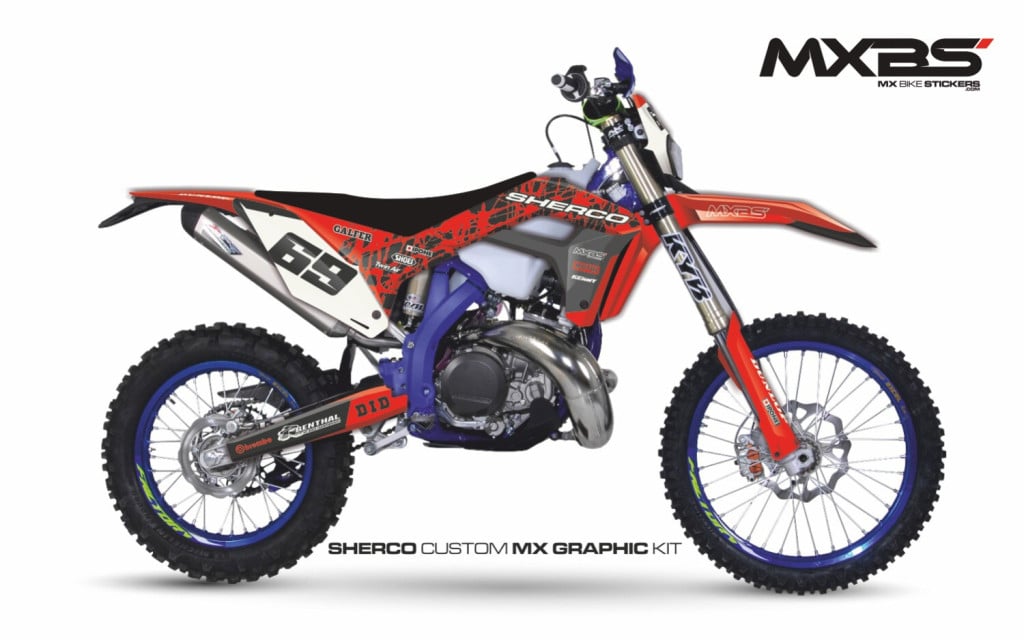 Obrázek produktu MX motopolepy na zakázku Sherco motokros / enduro 4
