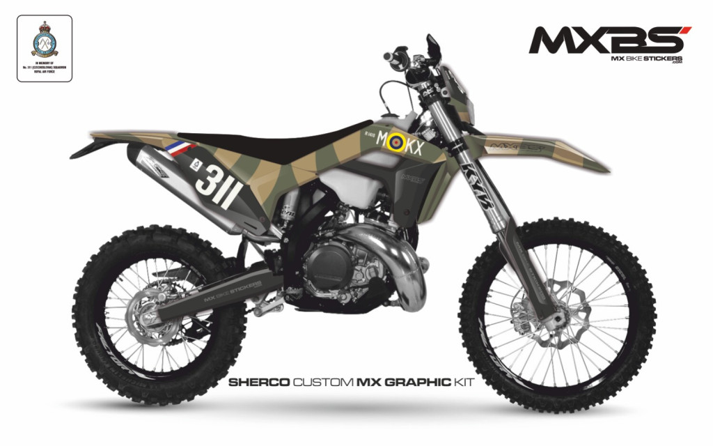 Obrázek produktu MX motopolepy na zakázku Sherco motokros / enduro 7