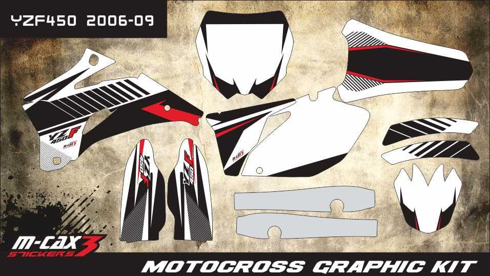 Obrázek produktu MX motopolepy na zakázku Yamaha motokros / enduro 6
