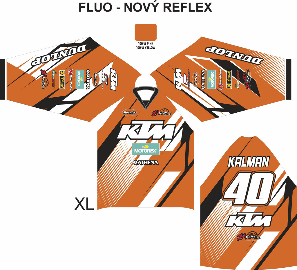 Obrázek produktu Dres na zakázku Motokros, Enduro, MTB, BMX, DH, 19