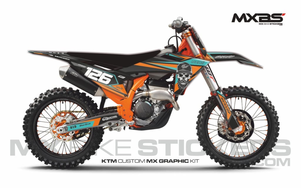 Obrázek produktu MX motopolepy na zakázku KTM motokros / enduro 4