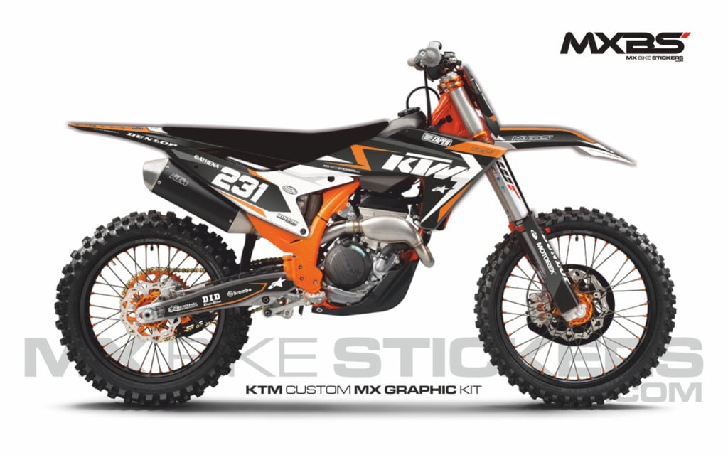 Obrázek produktu MX motopolepy na zakázku KTM motokros / enduro 10