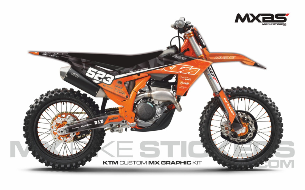 Obrázek produktu MX motopolepy na zakázku KTM motokros / enduro 15