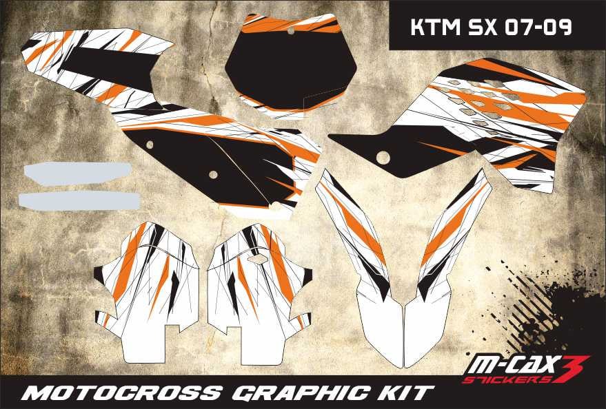 Obrázek produktu MX motopolepy na zakázku KTM motokros / enduro 58
