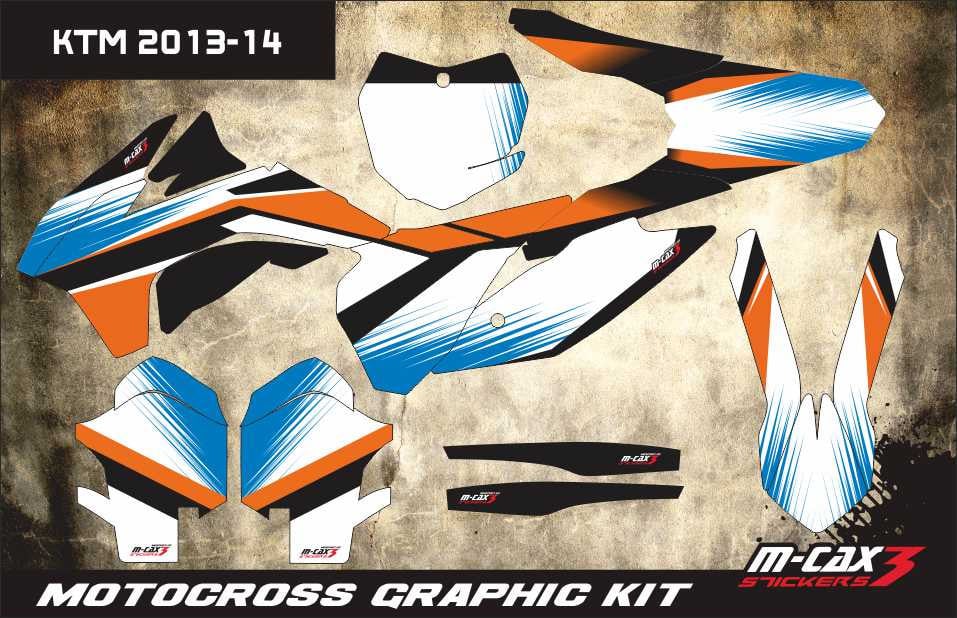 Obrázek produktu MX motopolepy na zakázku KTM motokros / enduro 61