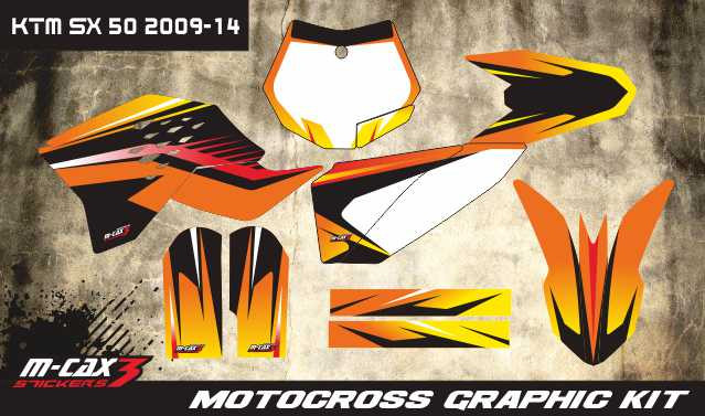 Obrázek produktu MX motopolepy na zakázku KTM motokros / enduro 67