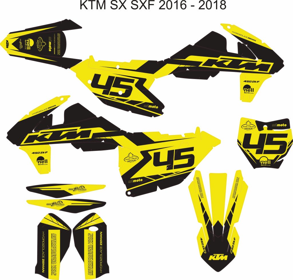 Obrázek produktu MX Motopolepy na zakázku motokros / enduro 18