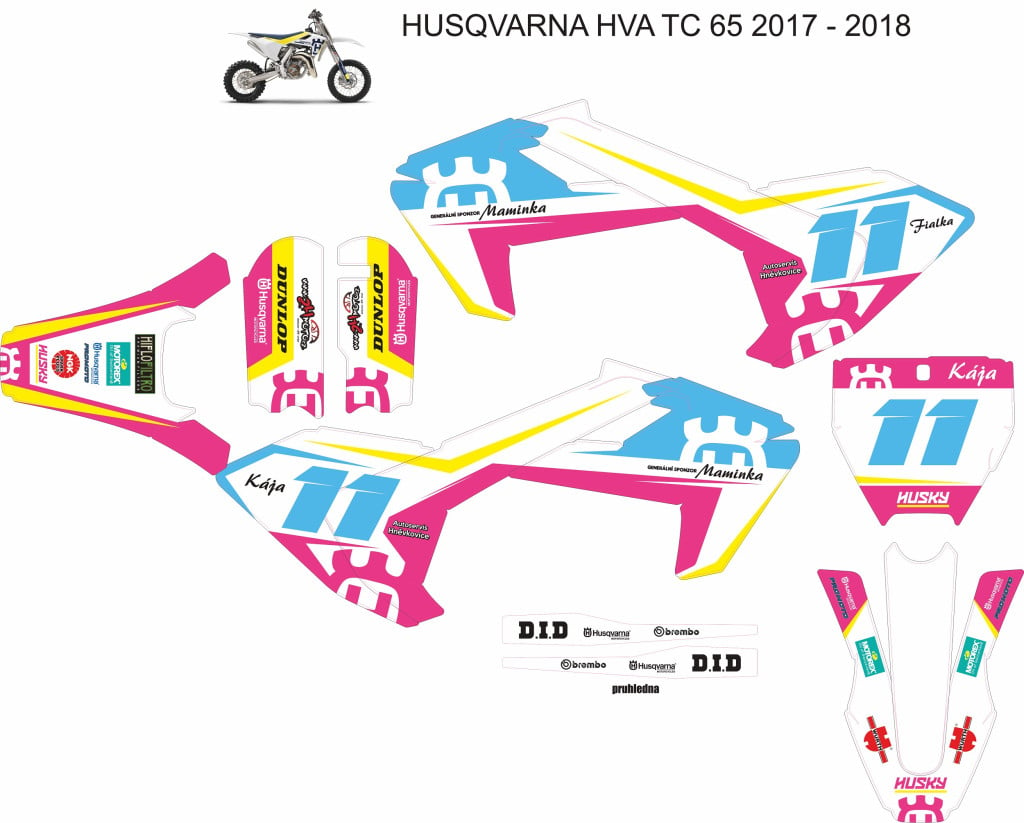 Obrázek produktu MX Motopolepy na zakázku motokros / enduro 26