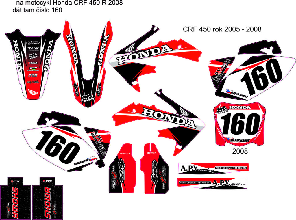 Obrázek produktu MX Motopolepy na zakázku motokros / enduro 37