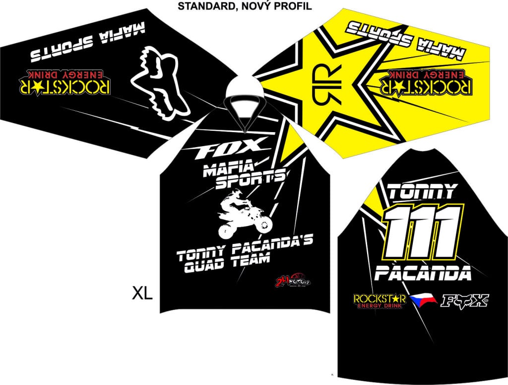 Obrázek produktu Dres na zakázku Motokros, Enduro, MTB, BMX, DH, 194