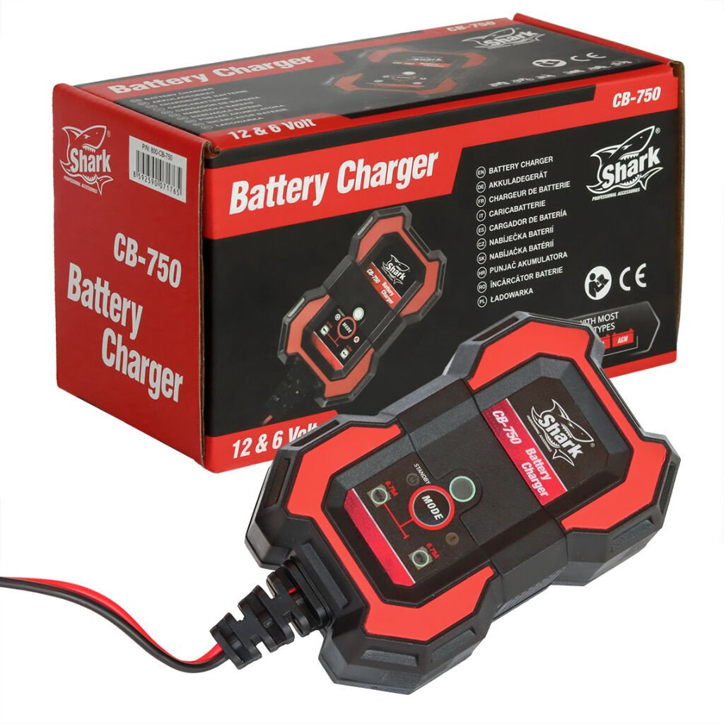 Obrázek produktu Automatická inteligentní nabíječka SHARK Battery Charger CB-750 800-CB-750