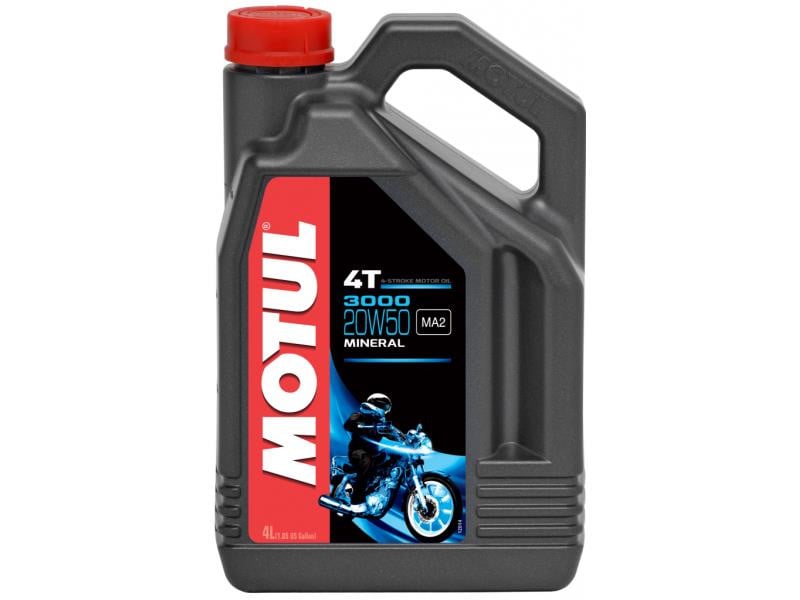 Obrázek produktu MOTUL 3000 4T 20W-50, 4 L MOTO 30004T20W50/4