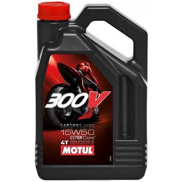 Obrázek produktu MOTUL 300V FACTORY LINE ROAD RACING 15W-50, 4 L MOTO 300V4T15W50/4