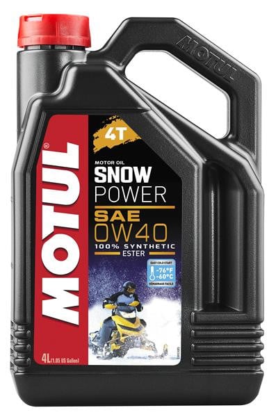 Obrázek produktu MOTUL Snowpower 4T 0W-40, 4 L MOTO SNOWP4T0W40/4