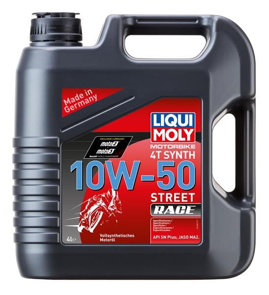 Obrázek produktu LIQUI MOLY StreetRace Synth 4T 10W-50 - 4 l LQ 1686