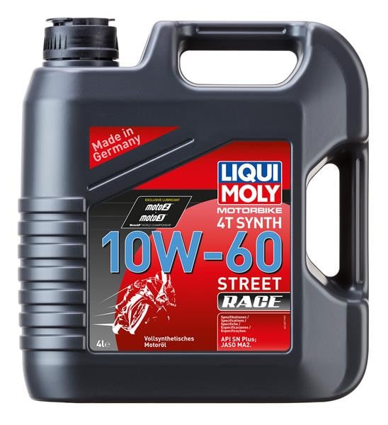 Obrázek produktu LIQUI MOLY StreetRace Synth 4T 10W-60 - 4 l LQ 1687