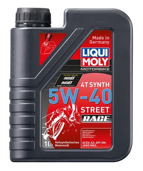 Obrázek produktu LIQUI MOLY StreetRace Synth 4T 5W-40 - 1 l LQ 2592