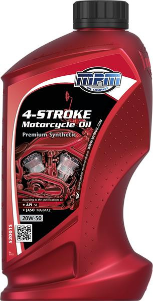 Obrázek produktu MPM 4-Stroke Oil 20W-50 Premium Synthetic, 1 L MPM 52001S