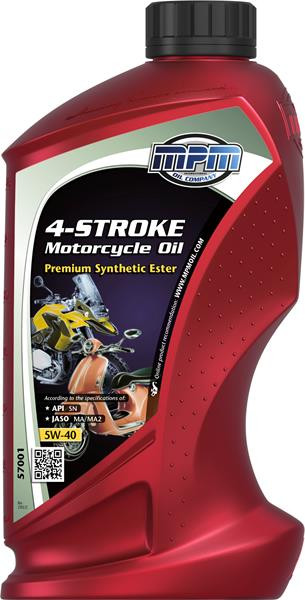 Obrázek produktu MPM 4-Stroke Oil 5W-40 Premium Syntetic Ester, 1L MPM 57001