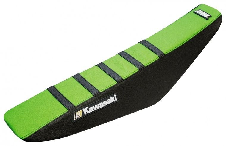 Obrázek produktu Potah sedla Kawasaki KXF250 / 13-20 + KXF450 / 12-18 - barva zeleno-černá - typ potahu Racing 1431R11