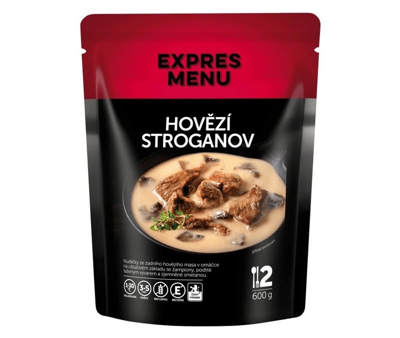 Obrázek produktu Hovězí Stroganoff 600g EXPRES MENU EM11