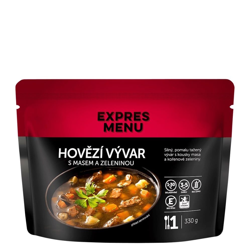 Obrázek produktu Hovězí vývar se zeleninou 330g EXPRES MENU EM402