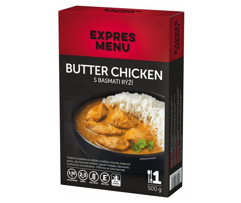 Obrázek produktu Butter chicken s basmati rýží 500g EXPRES MENU KM1008