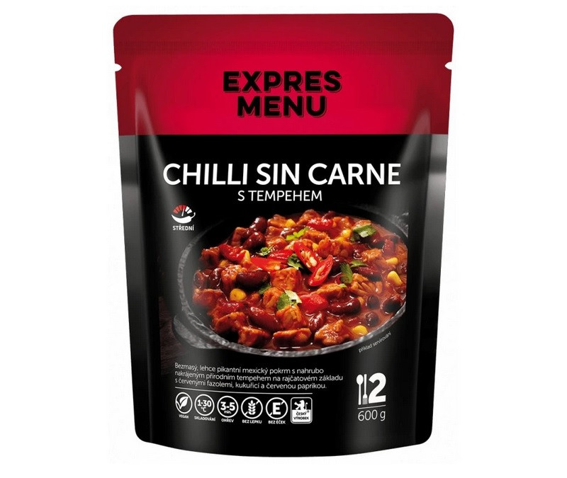 Obrázek produktu Chilli sin carne s tempehem 600g EXPRES MENU EM24