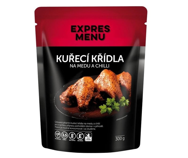 Obrázek produktu Kuřecí křídla na medu a chilli 300g EXPRES MENU EM106