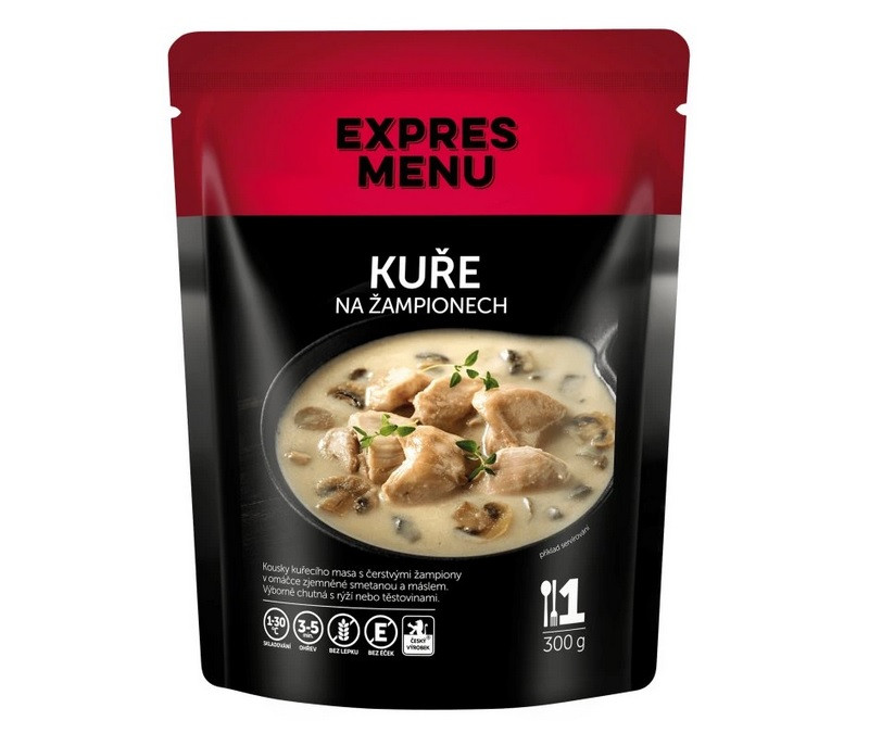 Obrázek produktu Kuře na žampionech 300g EXPRES MENU EM120