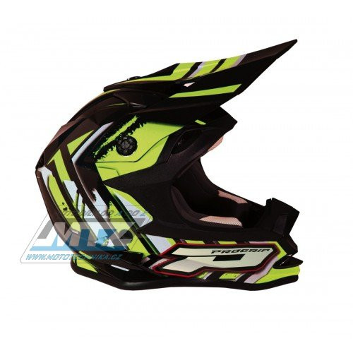 Obrázek produktu Dětská přilba na motorku PROGRIP 3009 FLUO žlutá Vel: S