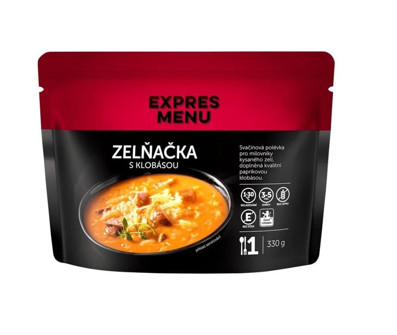 Obrázek produktu Zelňačka s klobásou 330g EXPRES MENU EM406