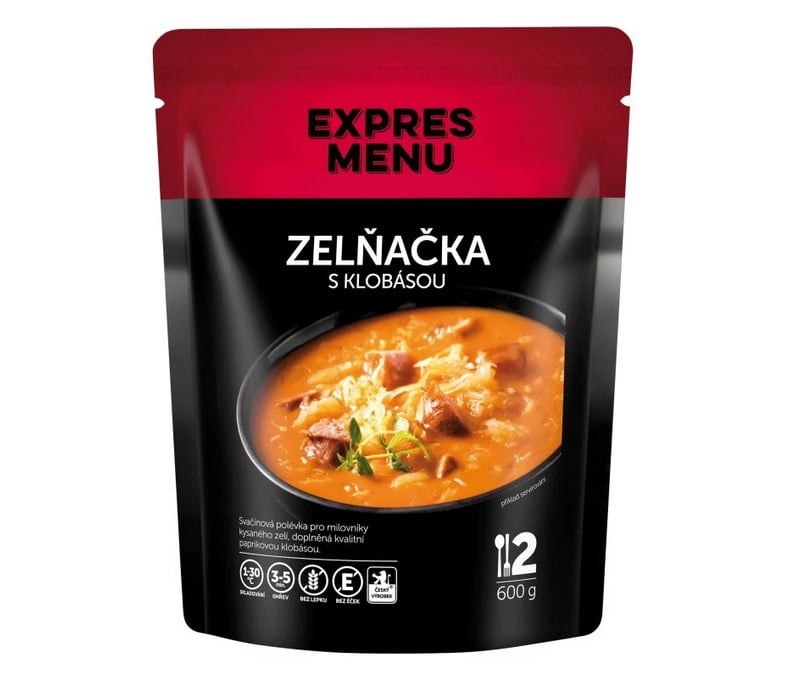 Obrázek produktu Zelňačka s klobásou 600g EXPRES MENU EM84