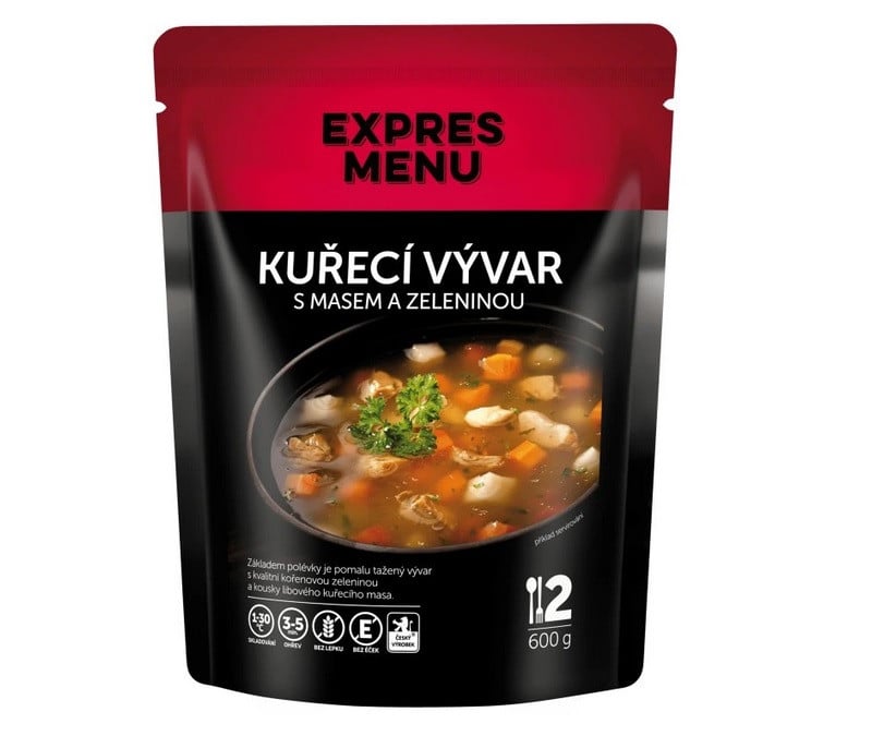 Obrázek produktu Kuřecí vývar s masem a zeleninou 600g EXPRES MENU EM80