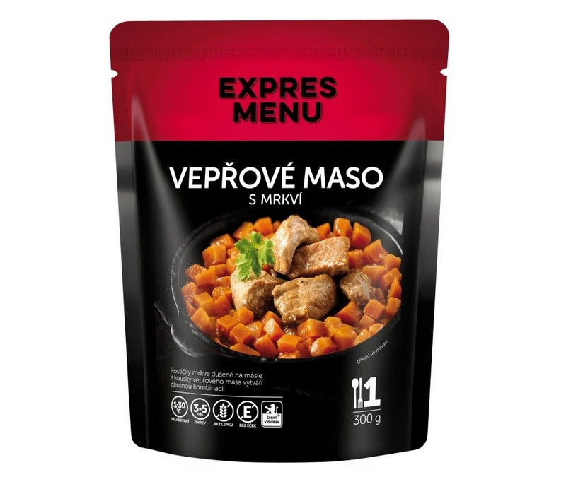 Obrázek produktu Vepřové maso s mrkví 300g EXPRES MENU EM144