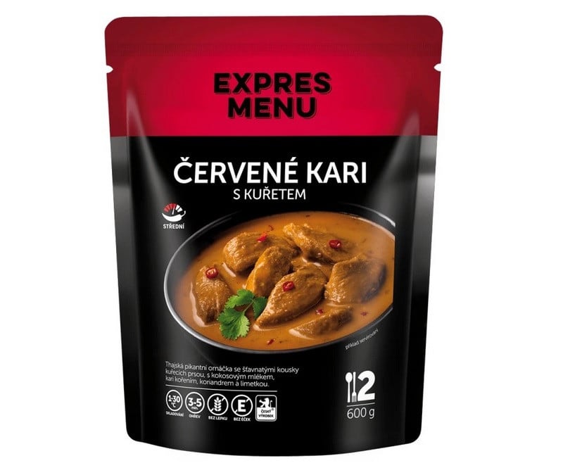 Obrázek produktu Červené kari s kuřetem 600g EXPRES MENU EM19
