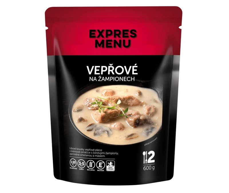 Obrázek produktu Vepřové na žampionech 600g EXPRES MENU EM2